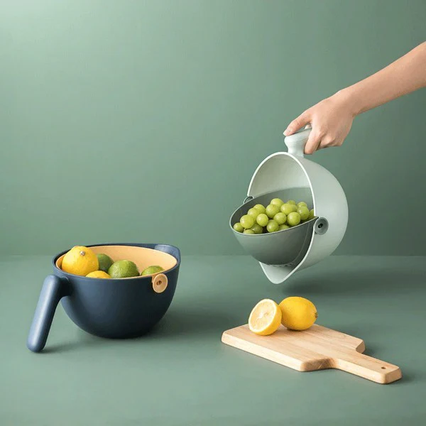 Rotating Colander & Bowl Set