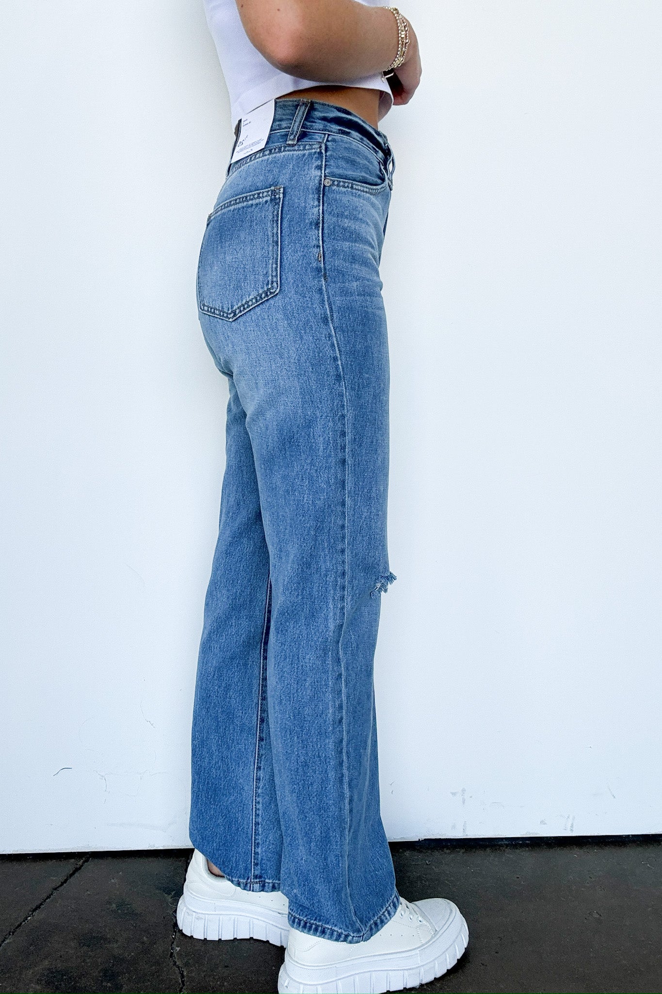 Wide Straight Leg Jeans