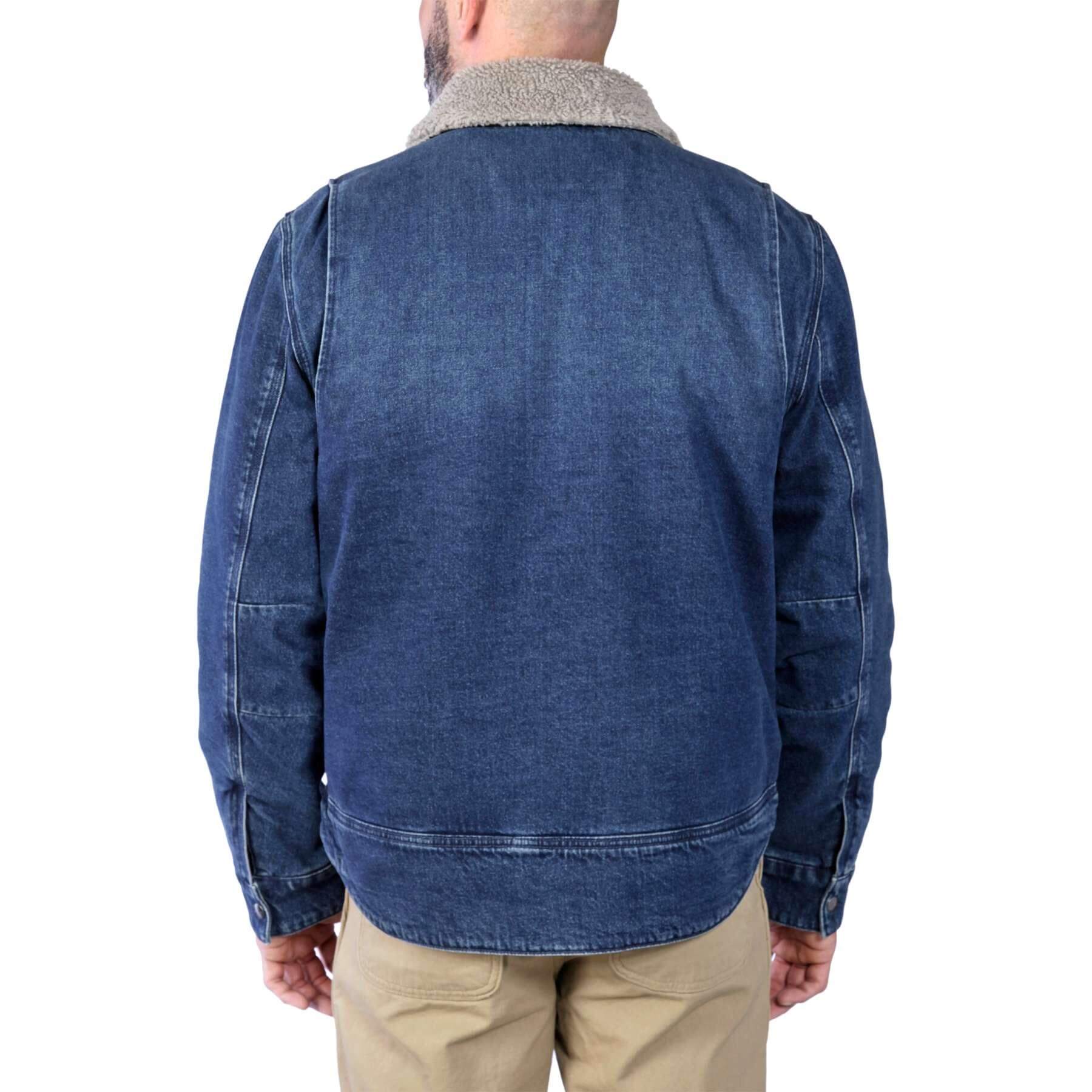 CHT Denim Sherpa-Lined Relaxed Fit Jacket 106323
