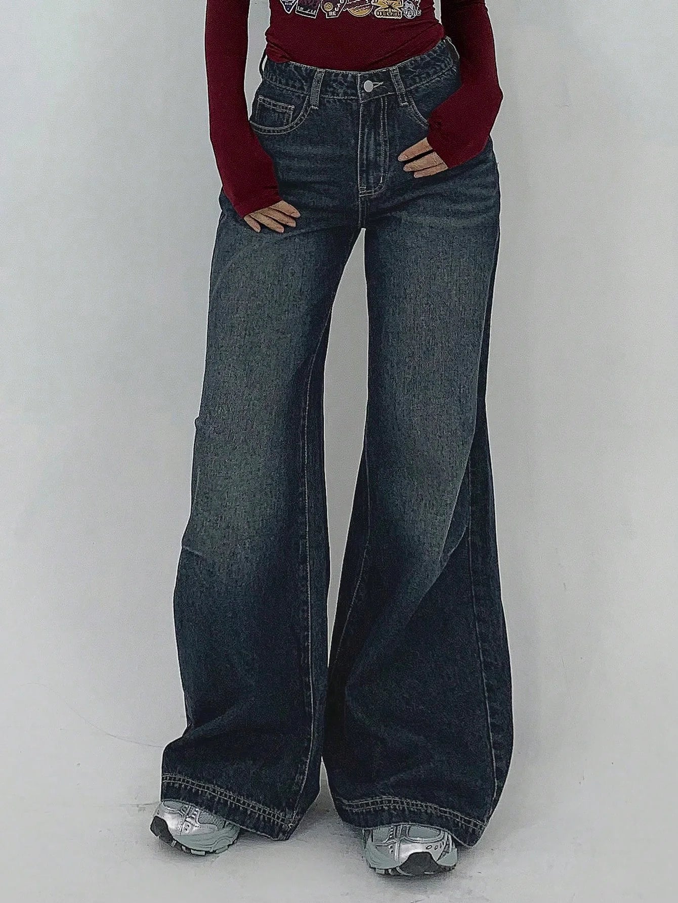 Static Fade Flare Jeans