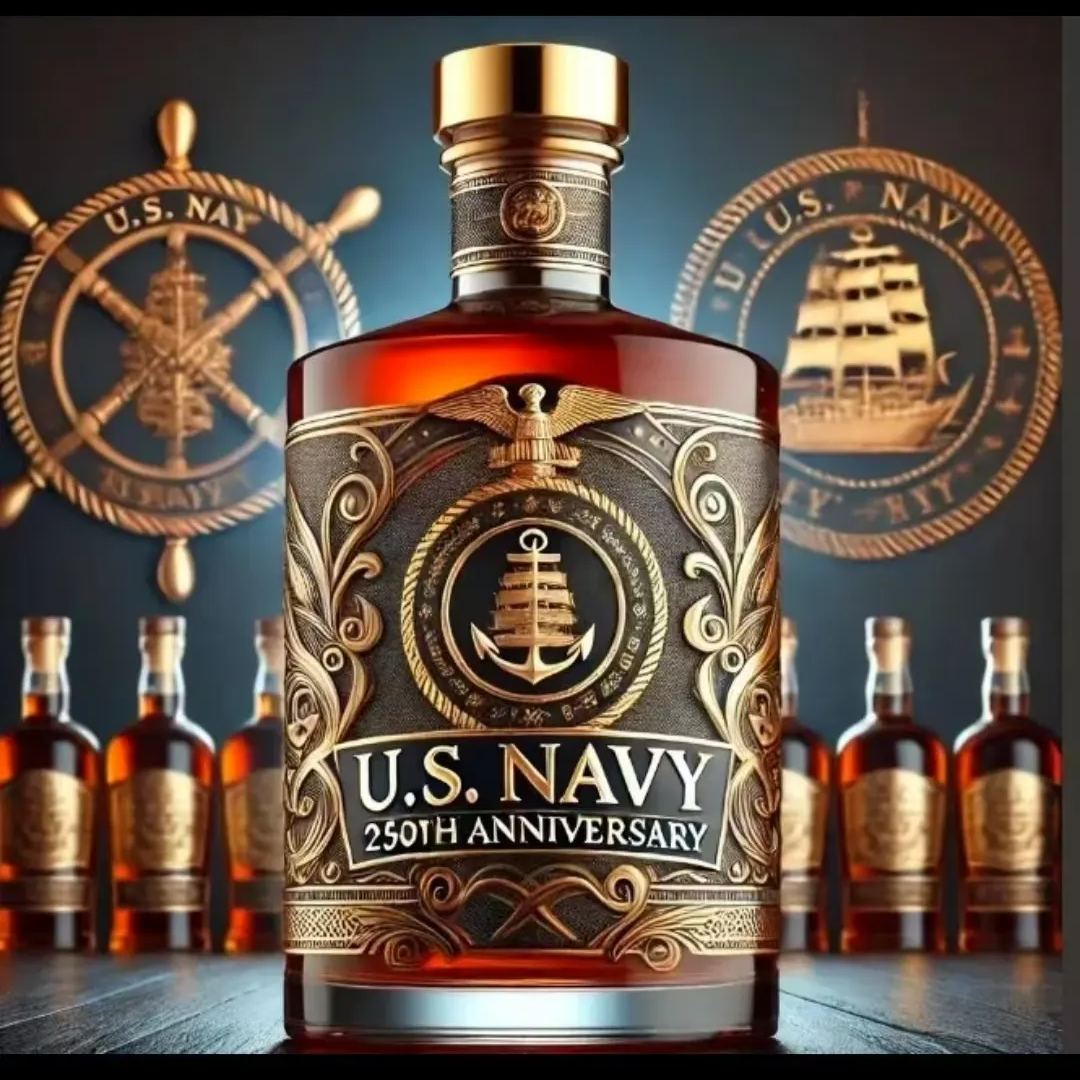 250th Anniversary U.S. Military Commemorative Bottle