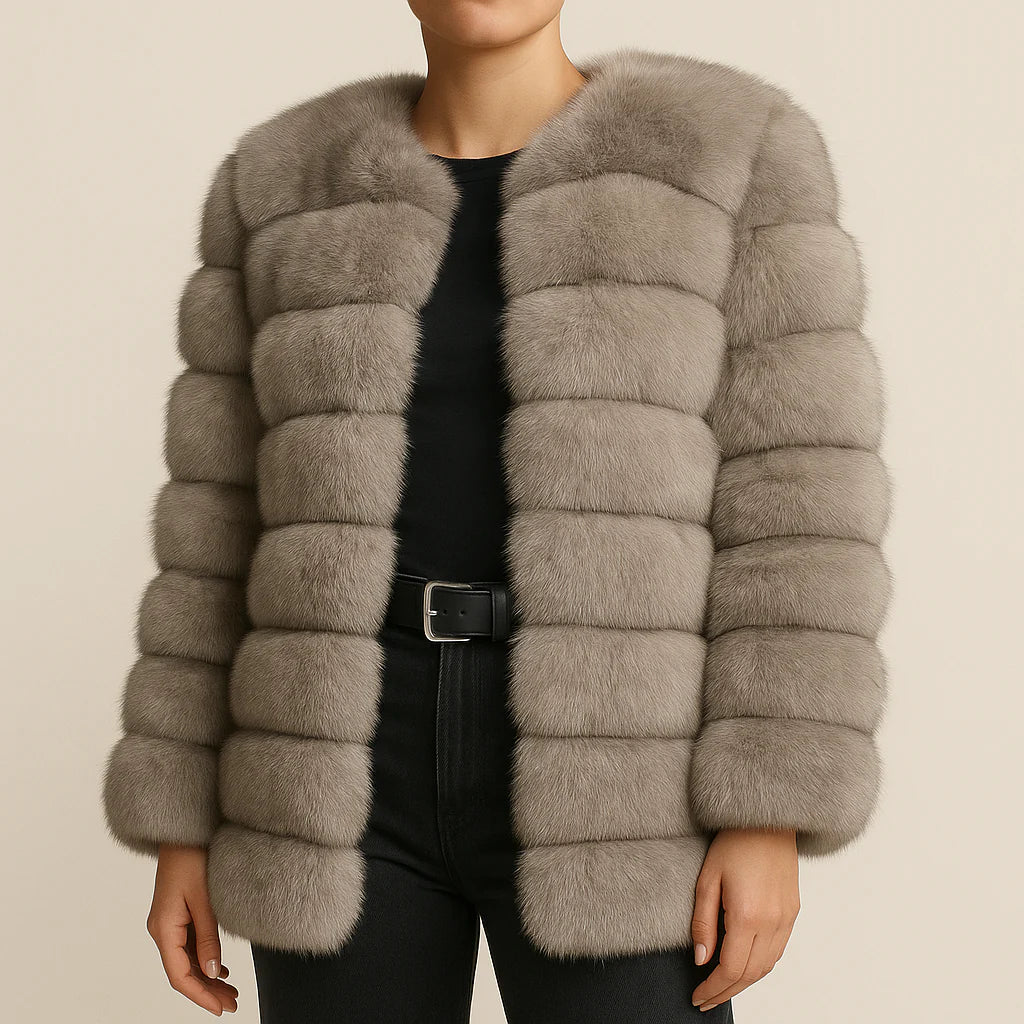 Majestic Plush Long Coat