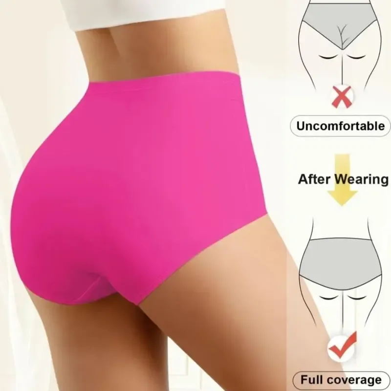 4-Pack High-Waist Shaping Panties for Women