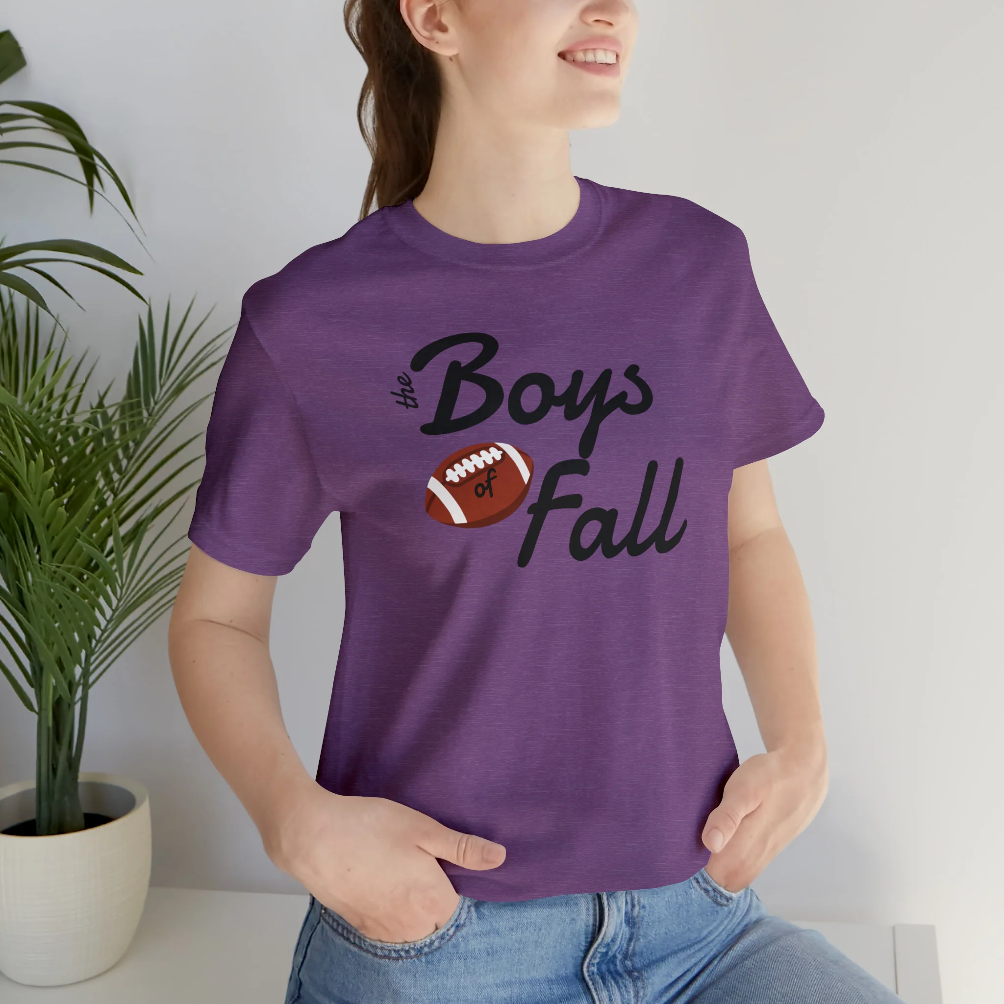 Boys of Fall Football Patch Unisex Softstyle T-Shirt