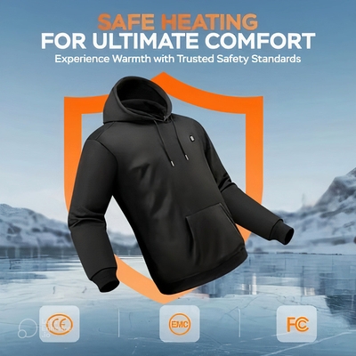 Smart Heated Hoodie! 🧥🔥 5 Heat Zones, Adjustable Temp u0026 Ultra-Comfort! ❄️