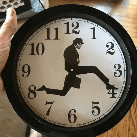Ministry of Silly Walks Clock