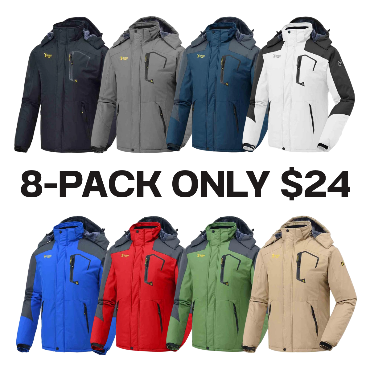 🔥Last Day 95% OFF🔥Men's Waterproof Ski Jacket