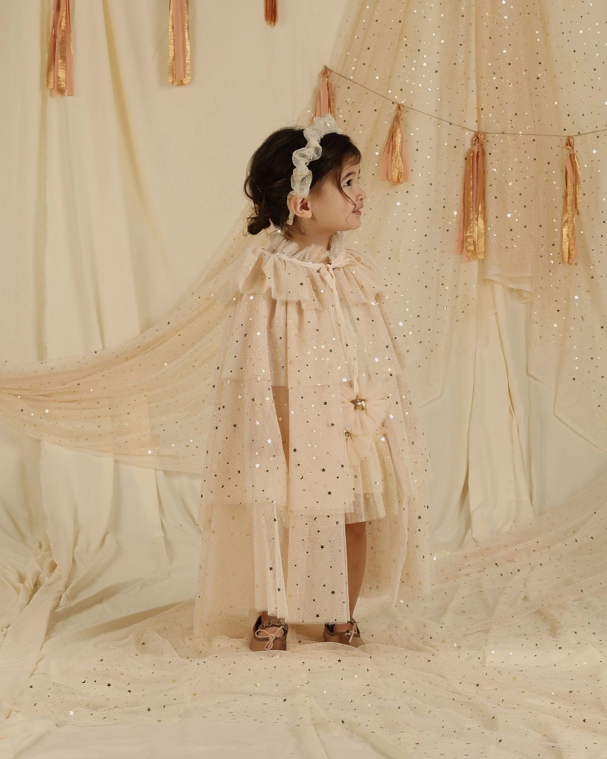 Edie Dress || Champagne Stars