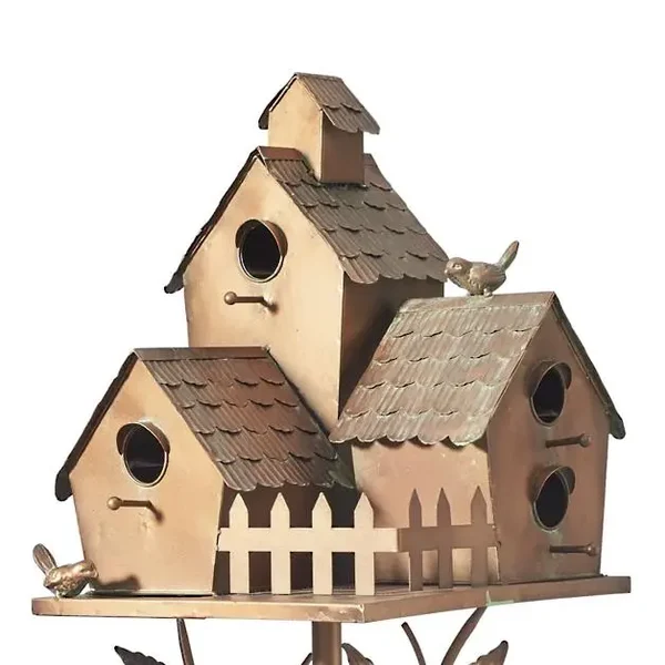 Birdhouse Garden Stakes