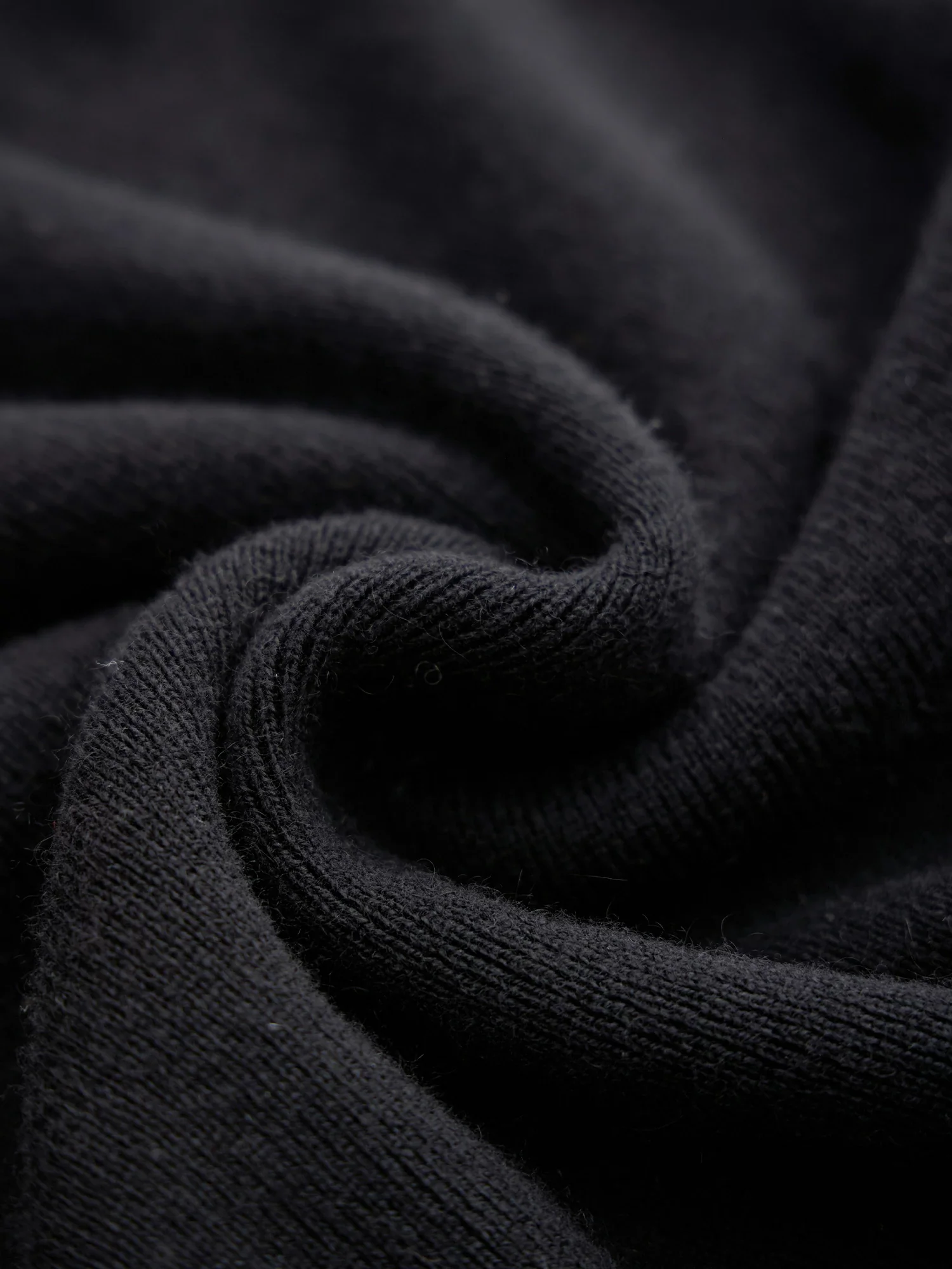 Women's 100% Wool V-Neck Knitted Dress