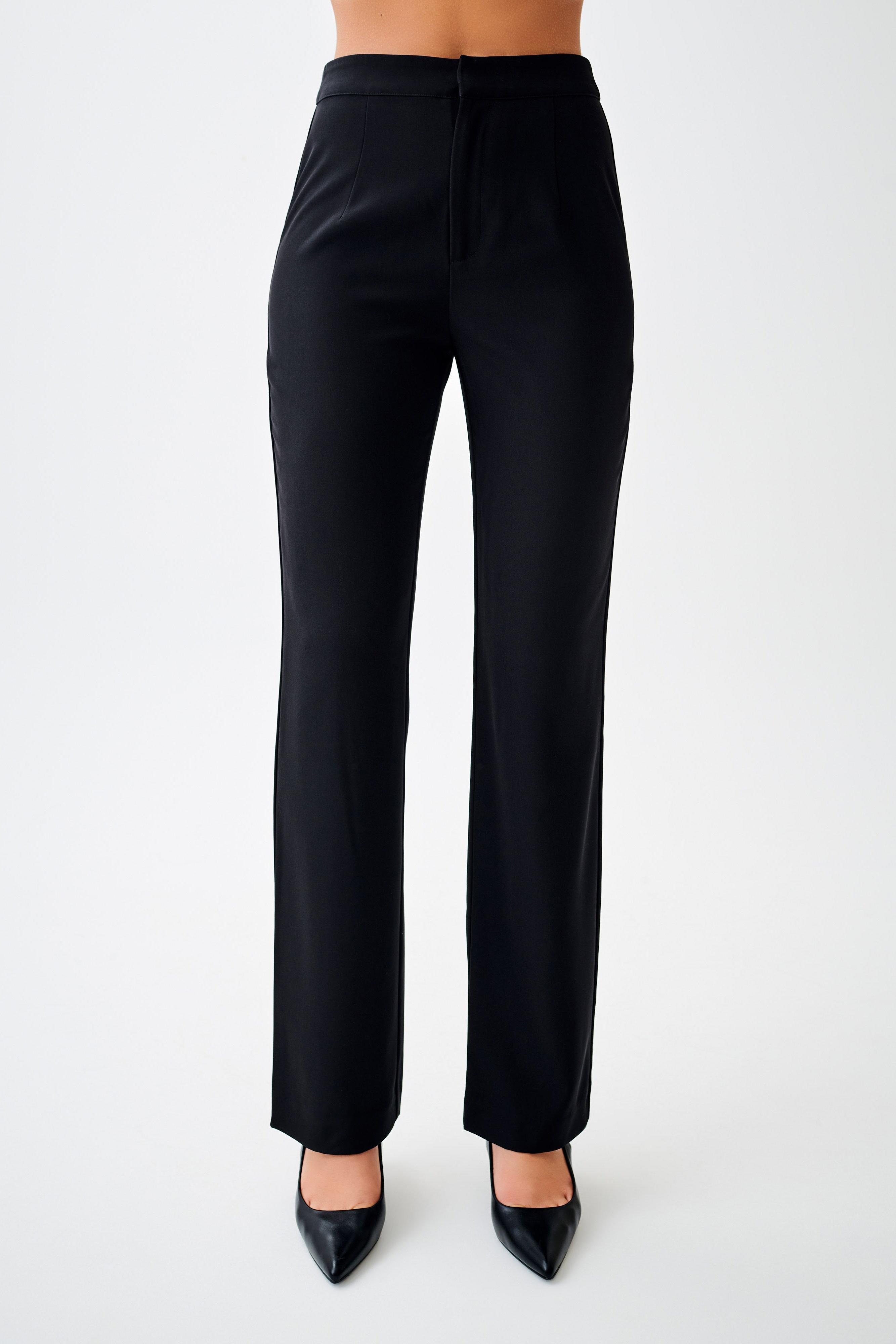 Black Straight Leg Pant