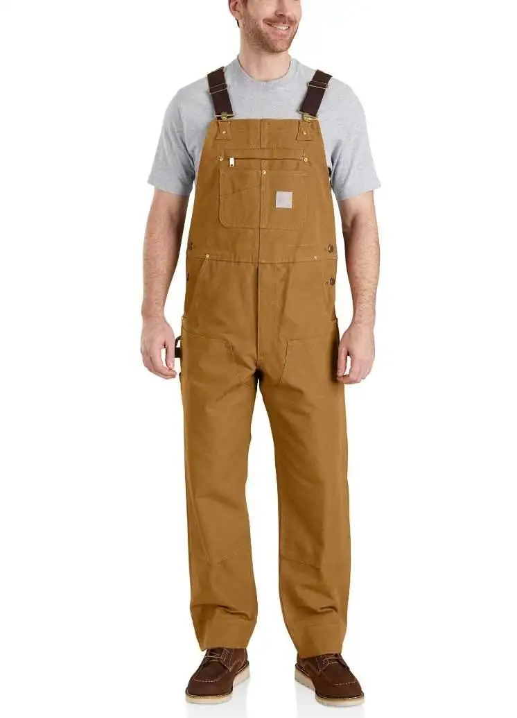 🔥Best-Selling Men’s Denim Bib Overalls – Heavy-Duty Workwear with Adjustable Straps & Tool Pockets