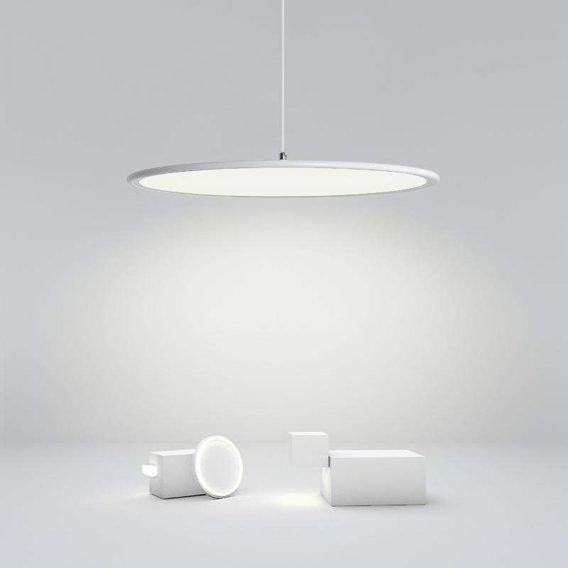 Minimalist Modern Circle Linear Industrial Pendant Lighting