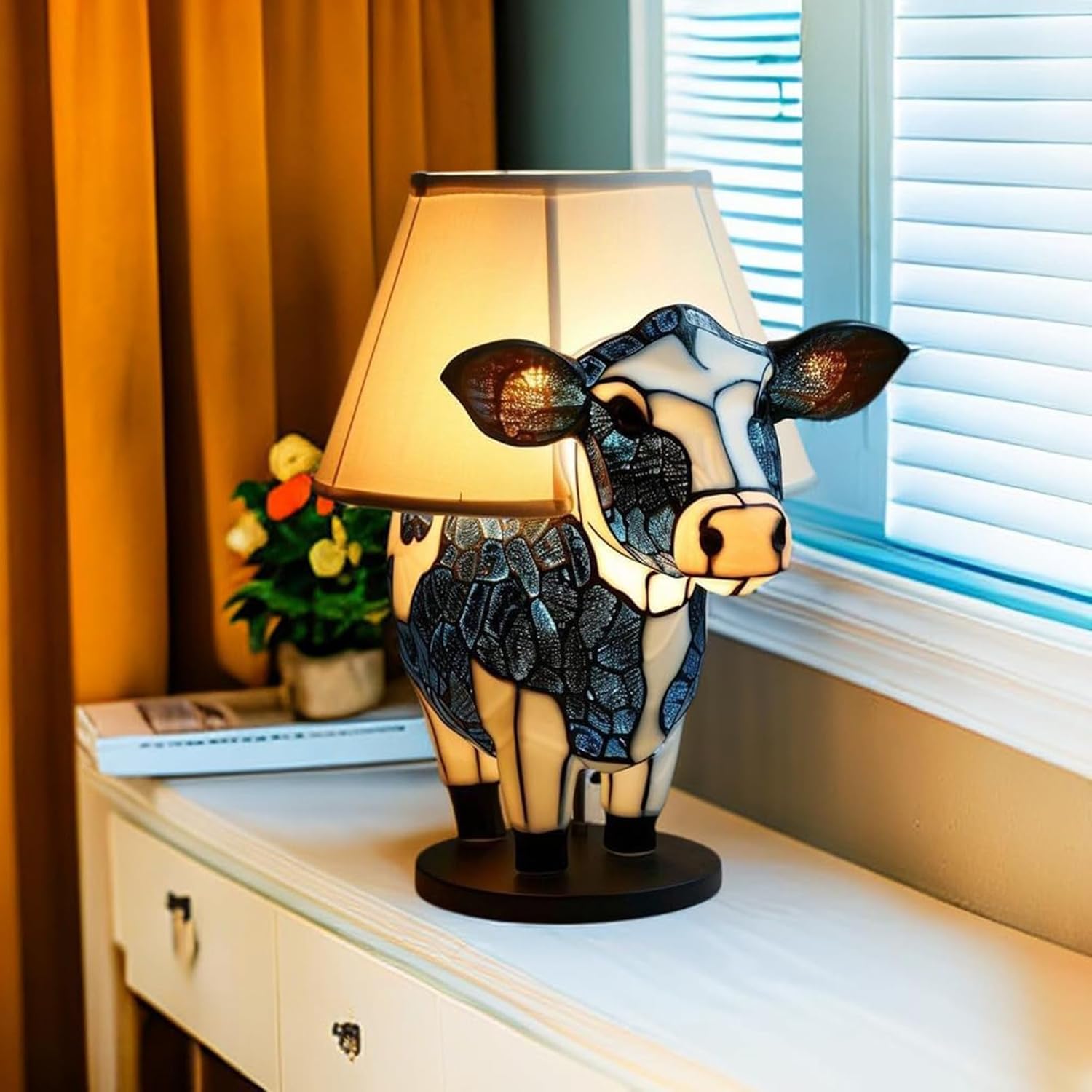 3D Highland Cow Lamp Animal Table Lamp