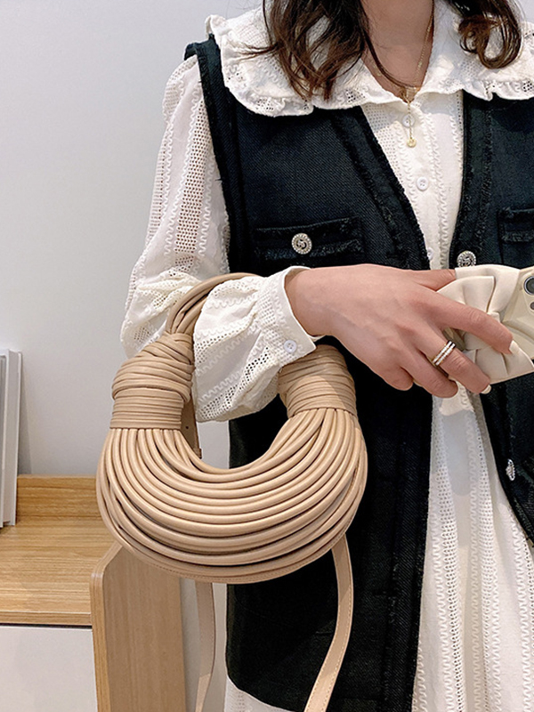 Geometric Zipper Handbags