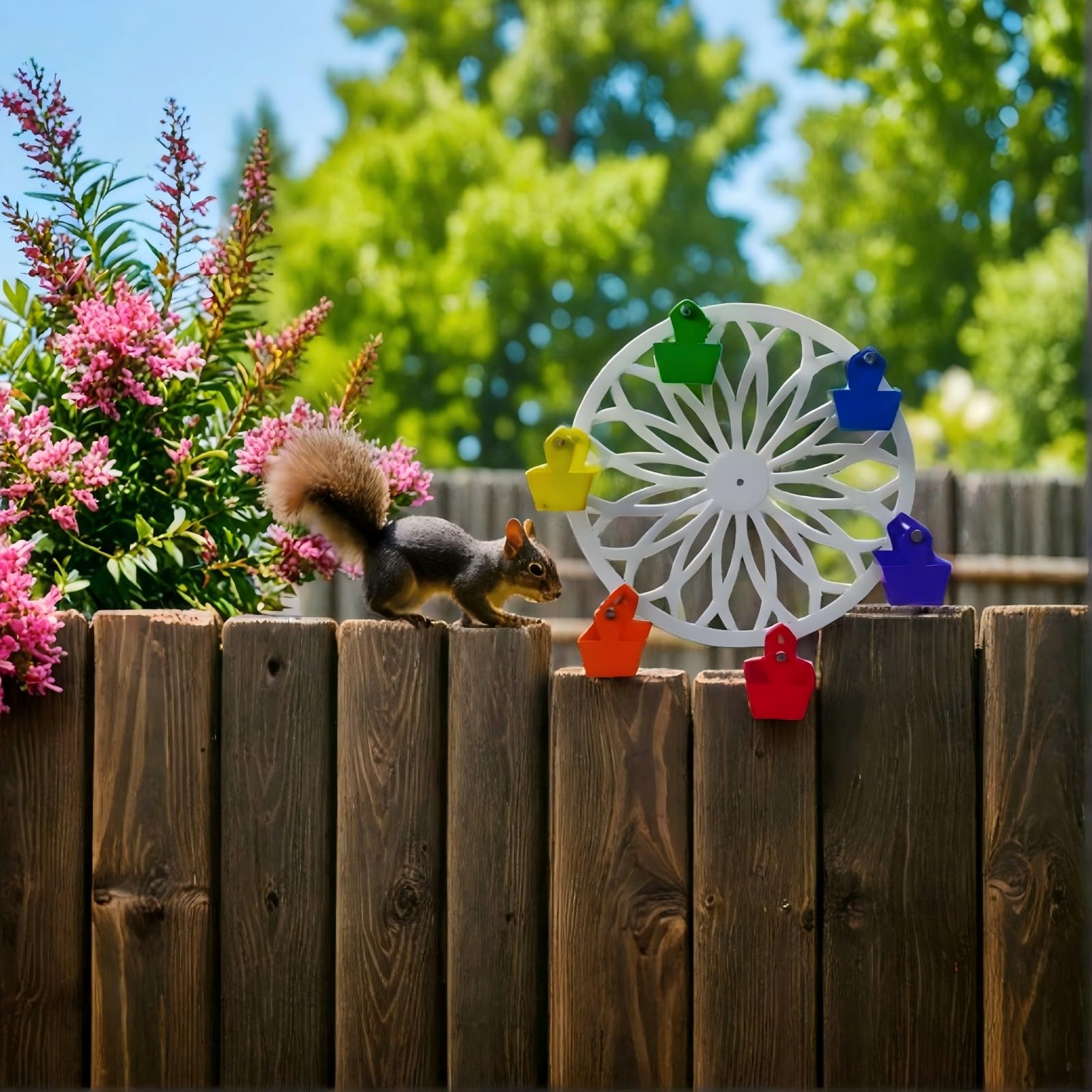 Wheel Bird Feeder - The Ferris Wheel of Fun for Your Feathered Friends