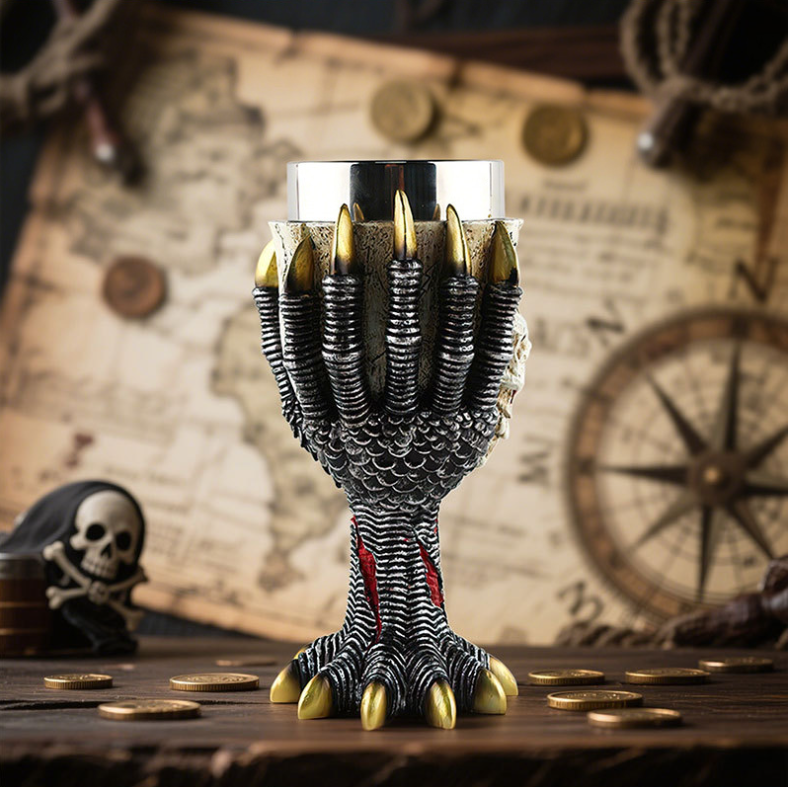 Scary Halloween Skull Beer Mug