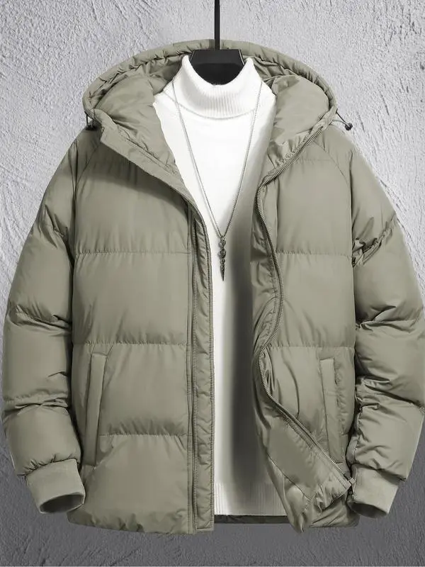 🔥Last Day 95% OFF🔥Men's Thick Warm Hooded Puffer Coat