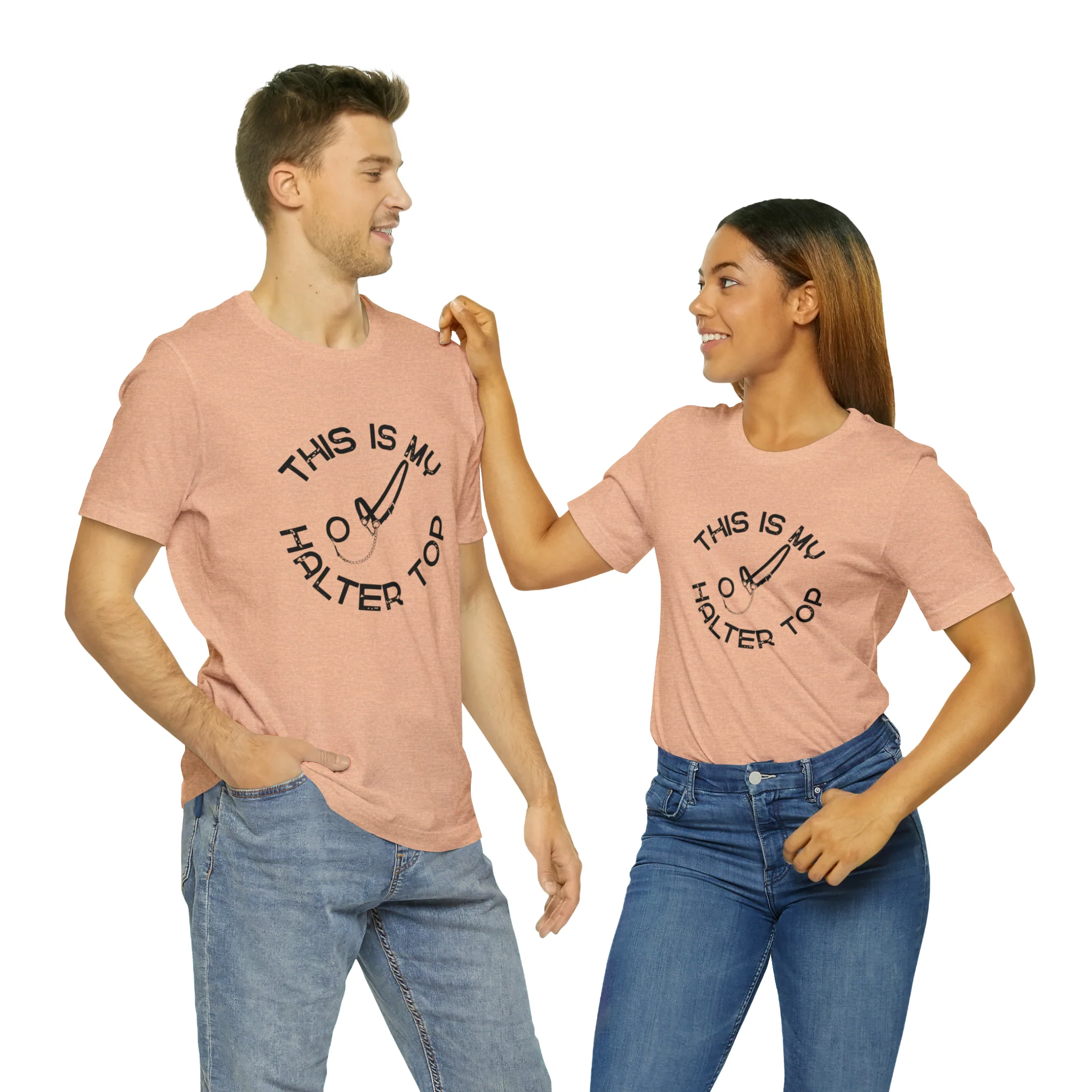 This is My Halter Top Unisex Jersey Short Sleeve Tee