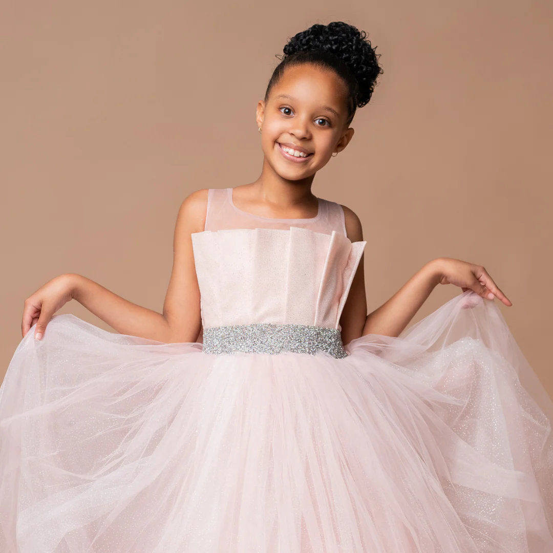 Pale Pink Sparkle Dress