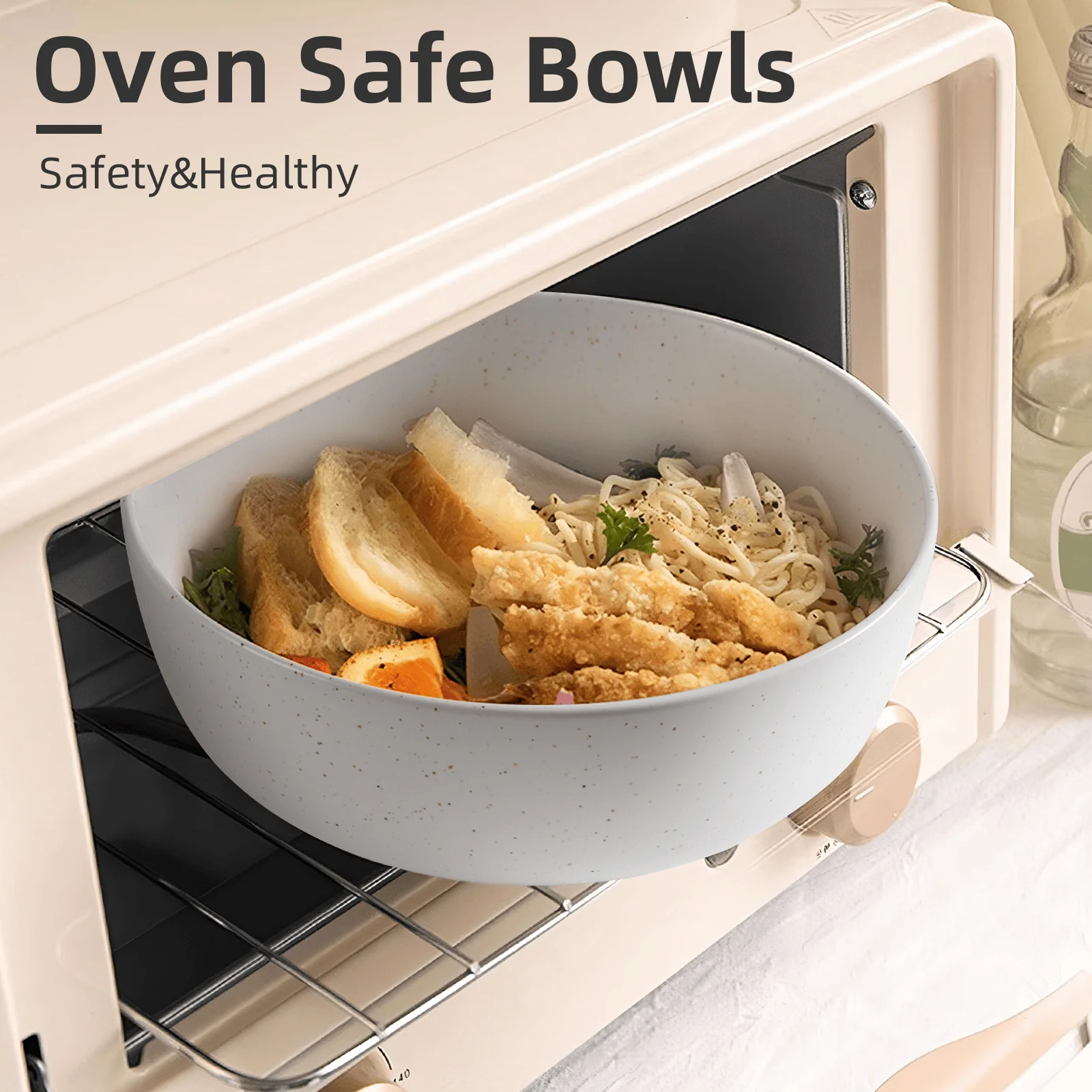 4PC Ceramic Bowl Set 27oz