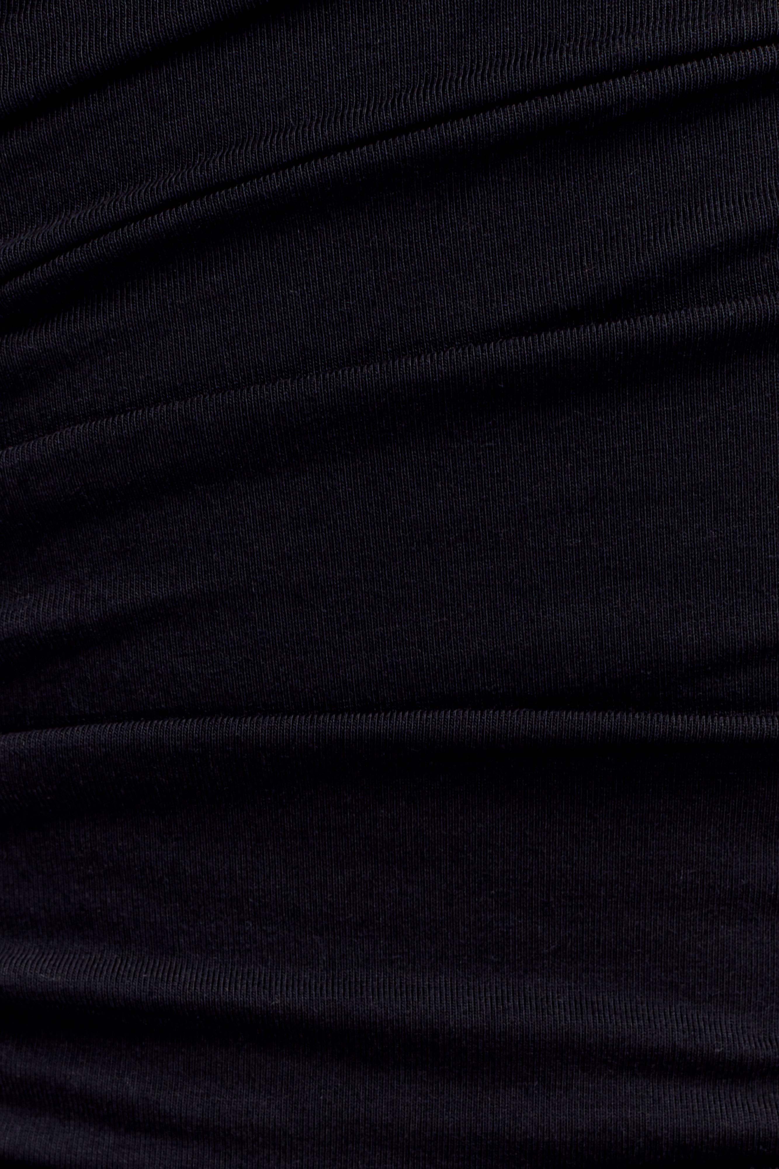 Black One Shoulder Modal Top