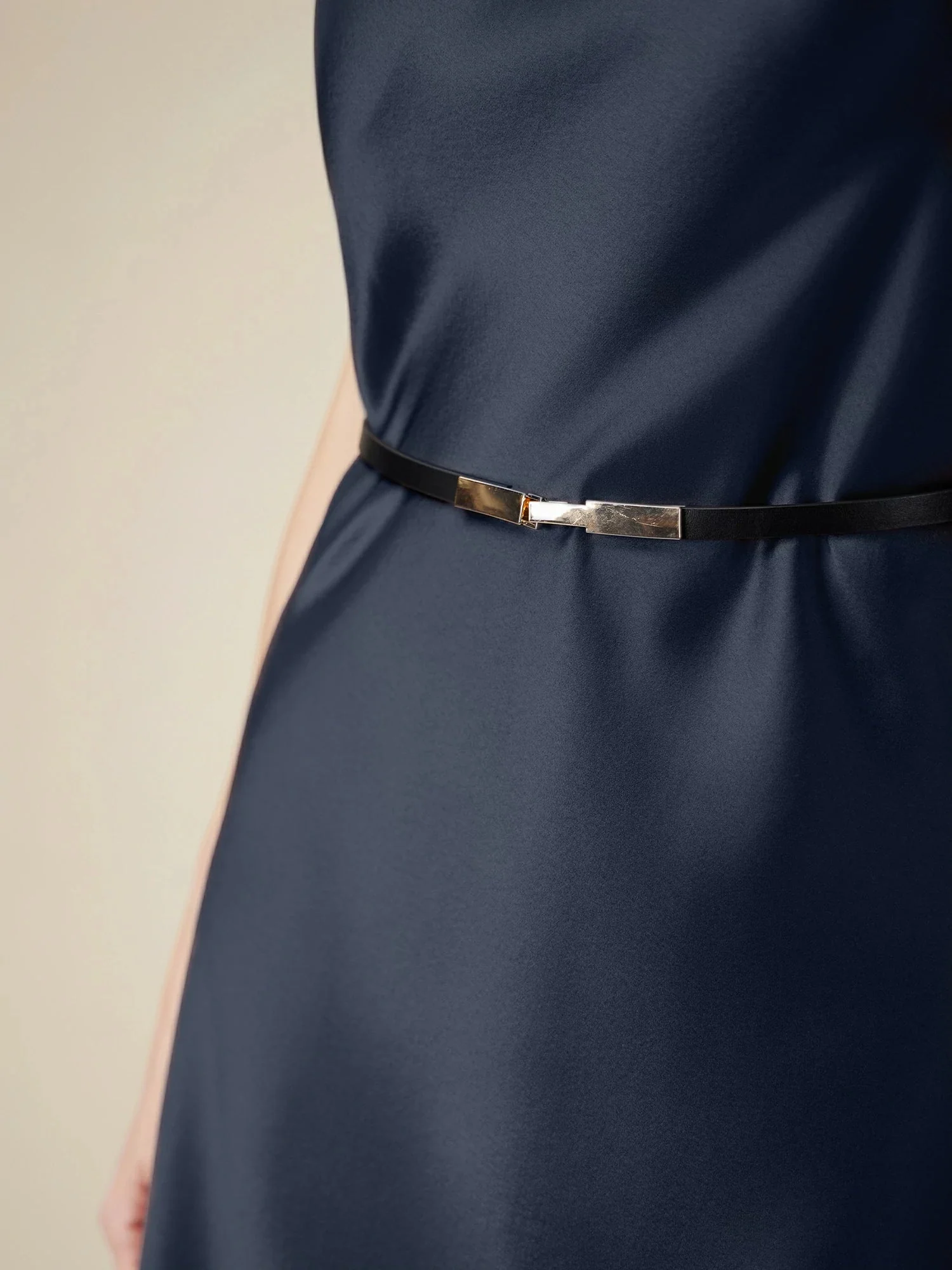 Acetate Sleeveless Long Dresses