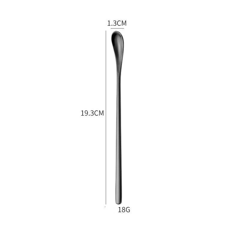 Long Handle Chocolate Spoons