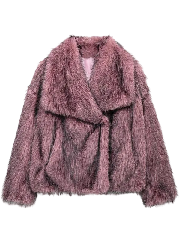 🔥🔥Last Day 95% OFF🎨 - 🐑Women's Faux Fur Collared Jacket