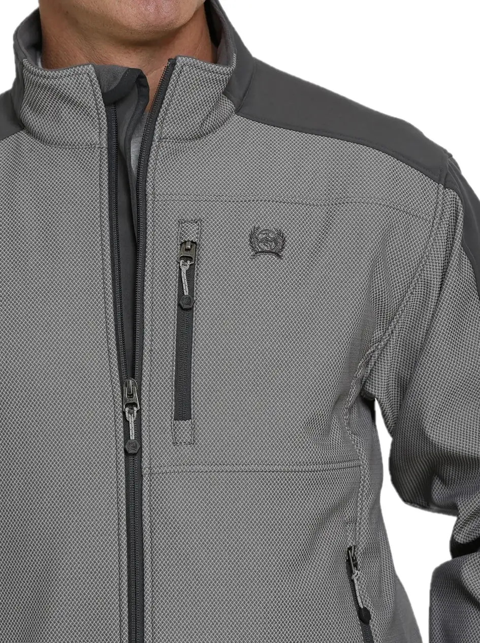 Men’s Grey Concealed To Carry Bonded Cinch Jacket