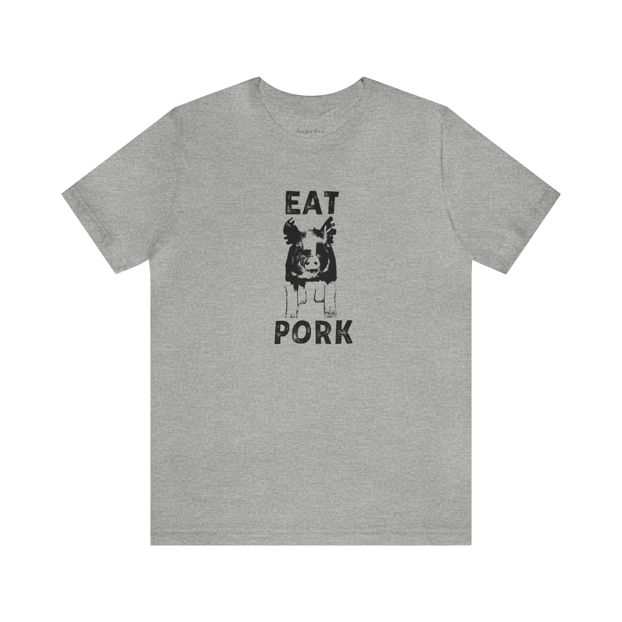 Eat Pork Unisex Jersey Short Sleeve Tee
