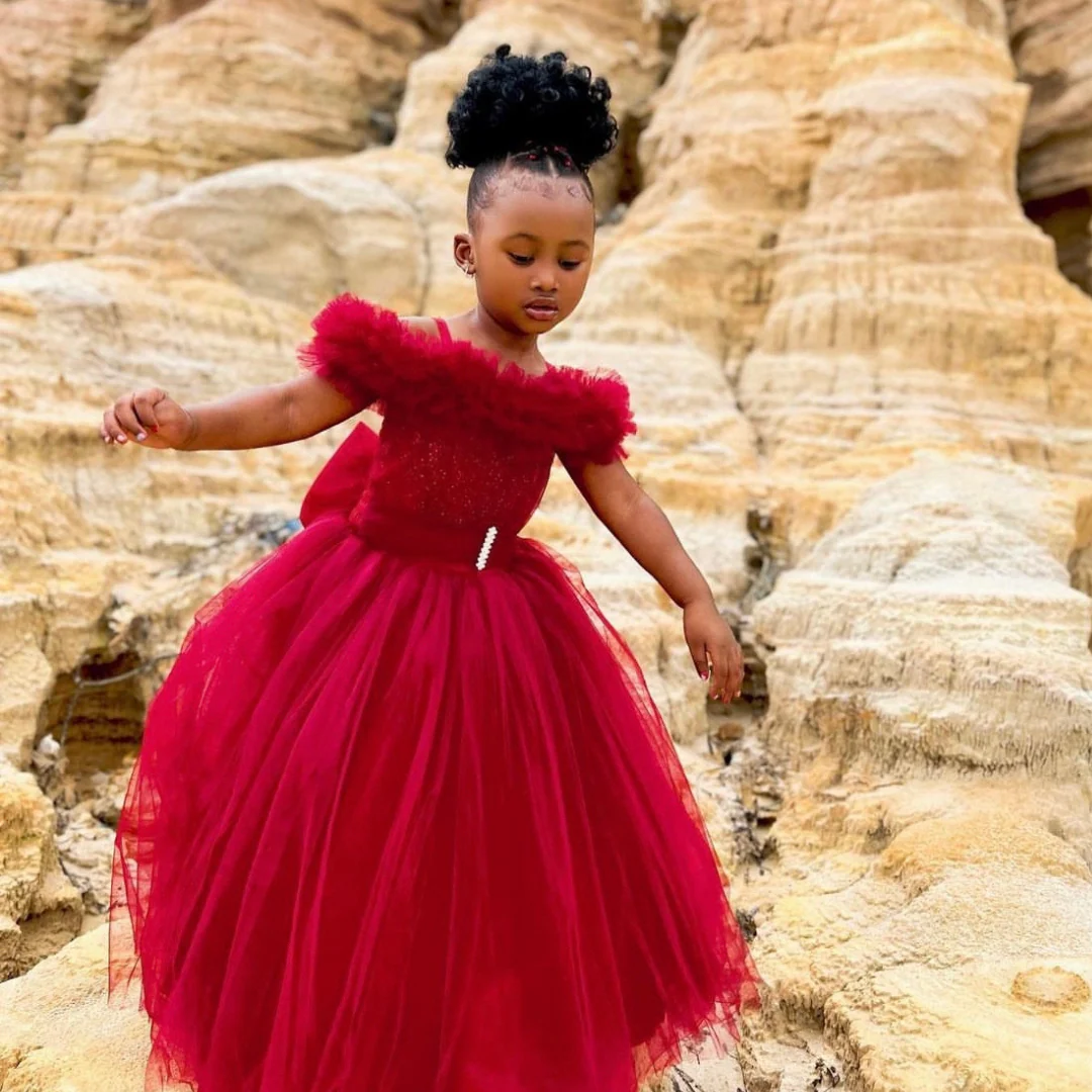 Deep-Red Cinderella Dress