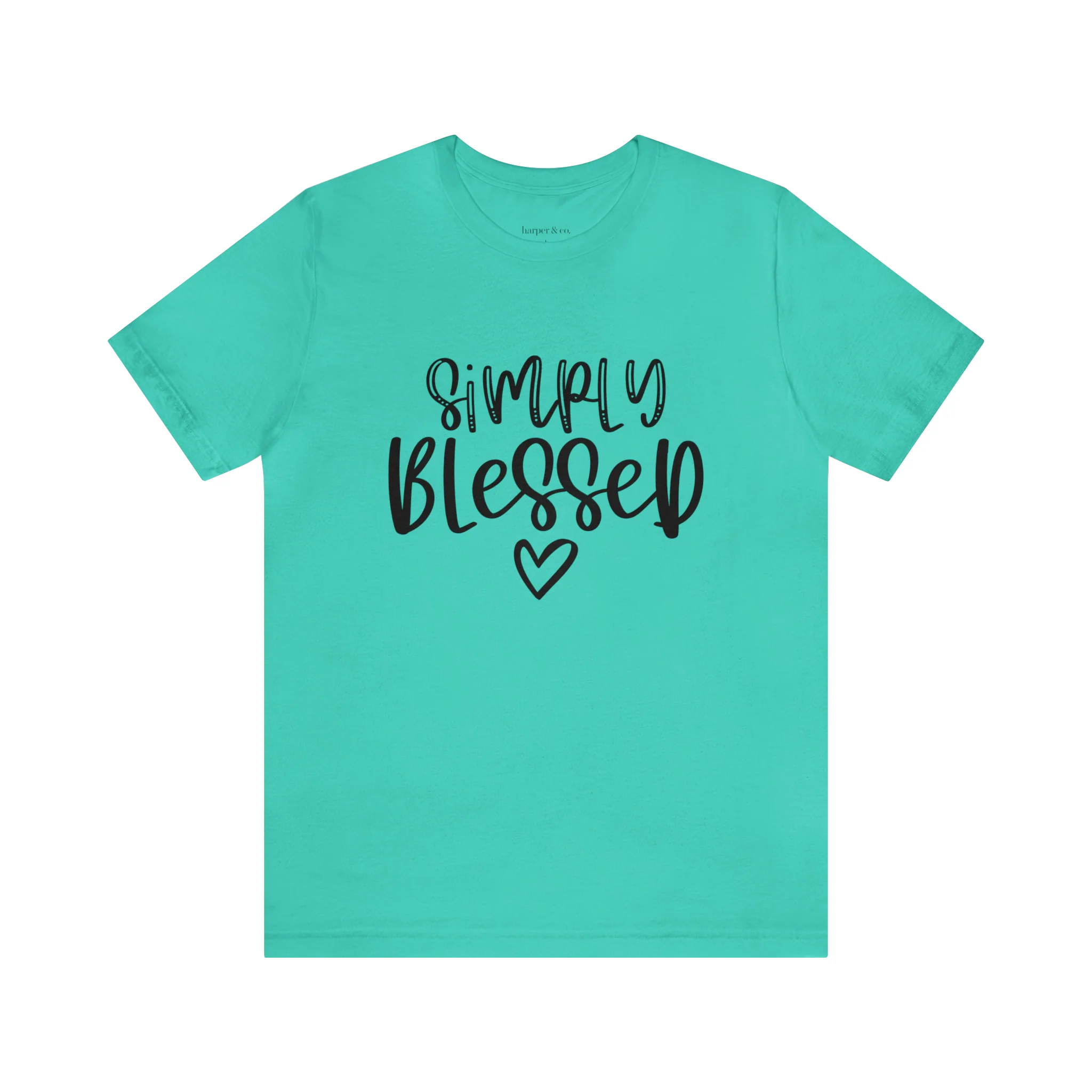 Simply Blessed Unisex Jersey Short Sleeve Tee