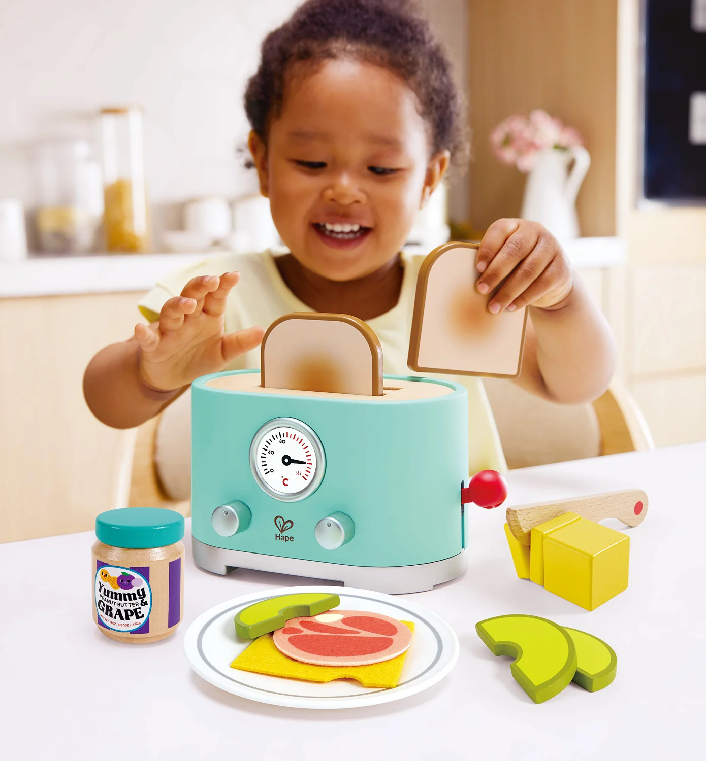 Ding & Pop-Up Toaster Playset
