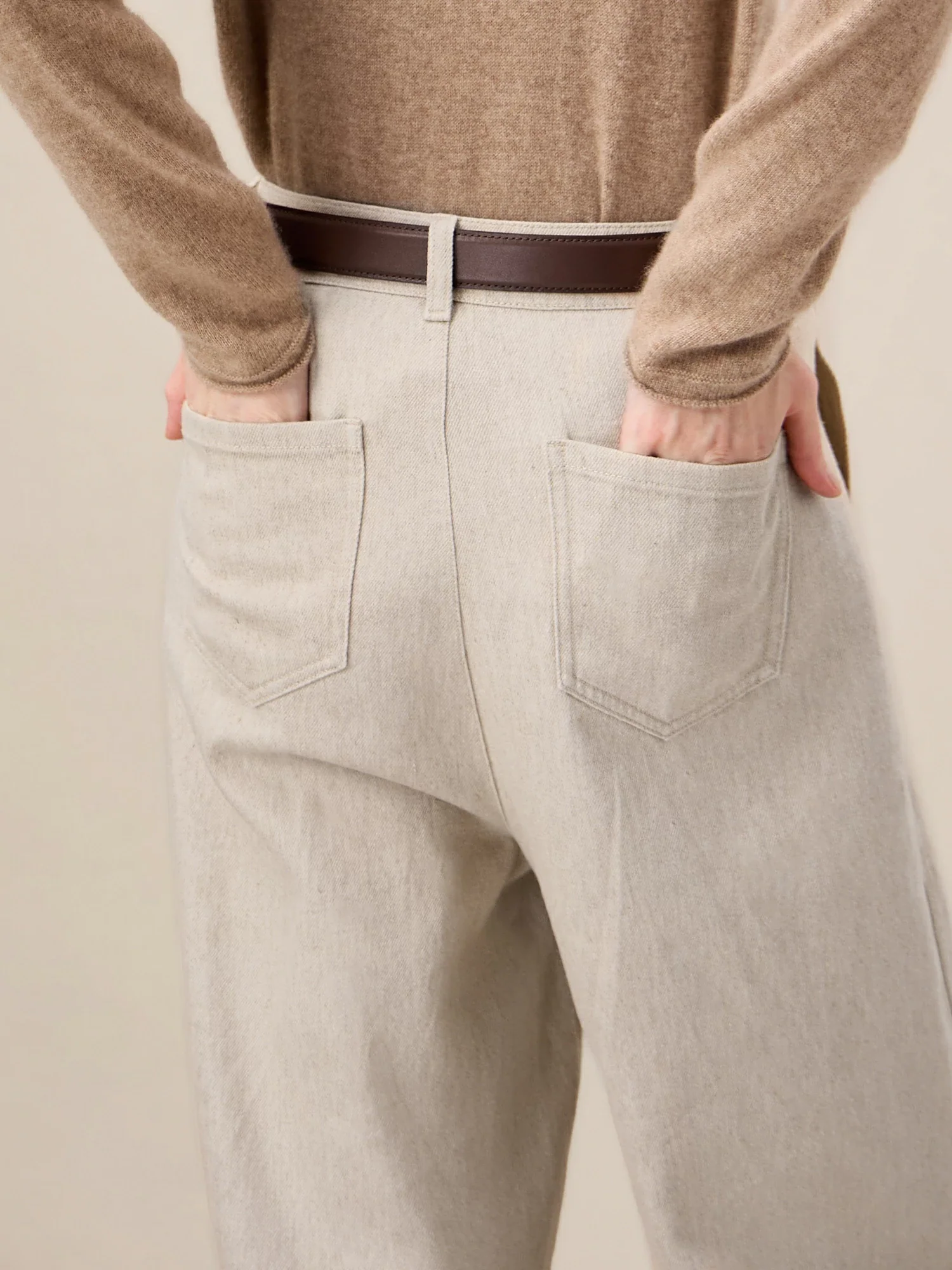 Women's Cotton & Linen Straight Pants