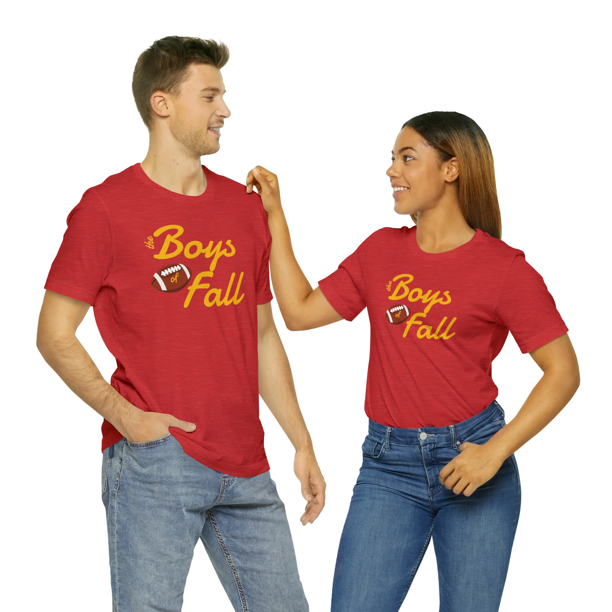 Boys of Fall Football Patch Unisex Softstyle T-Shirt
