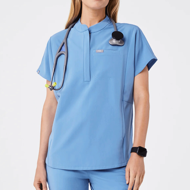 Stretch Scrub Top & Jogger Scrub Pants Set