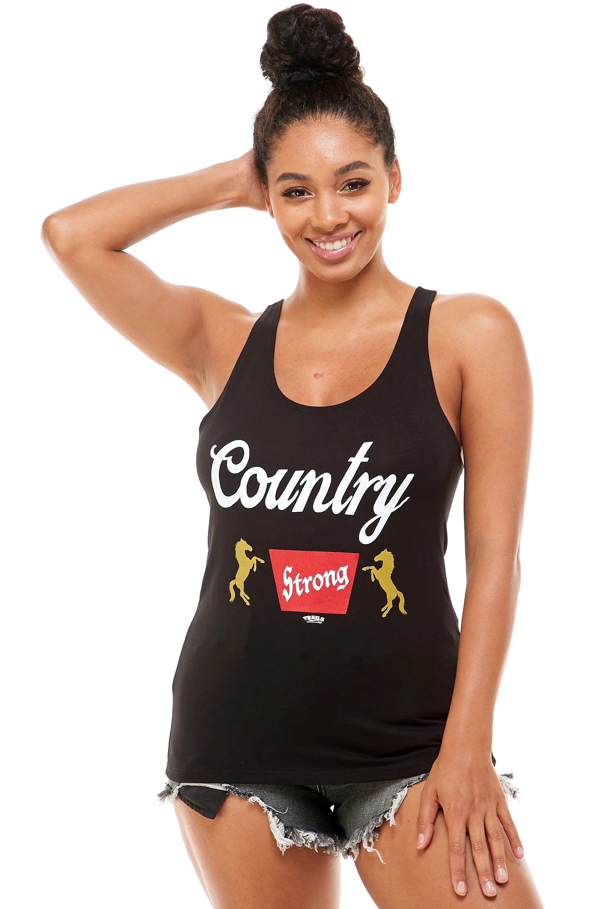 RACER BACK BANQUET COUNTRY STRONG TANK