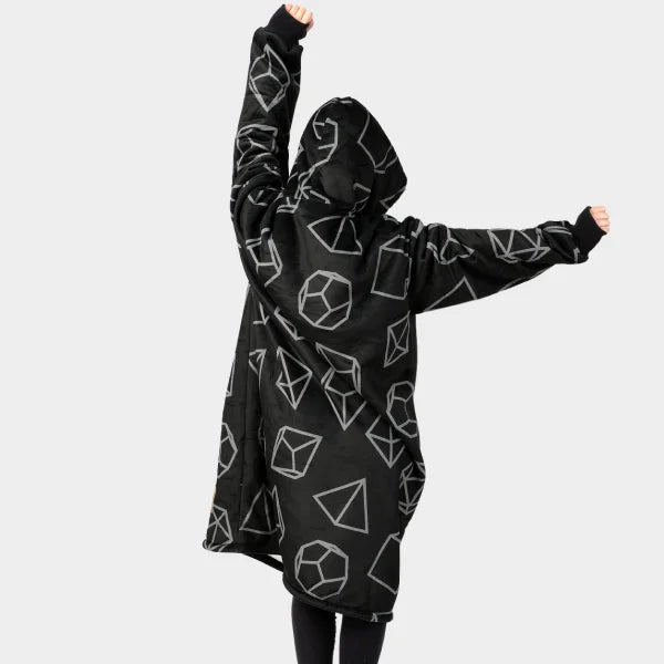 Wearable blanket Oversized with sherpa lining One size fits most.