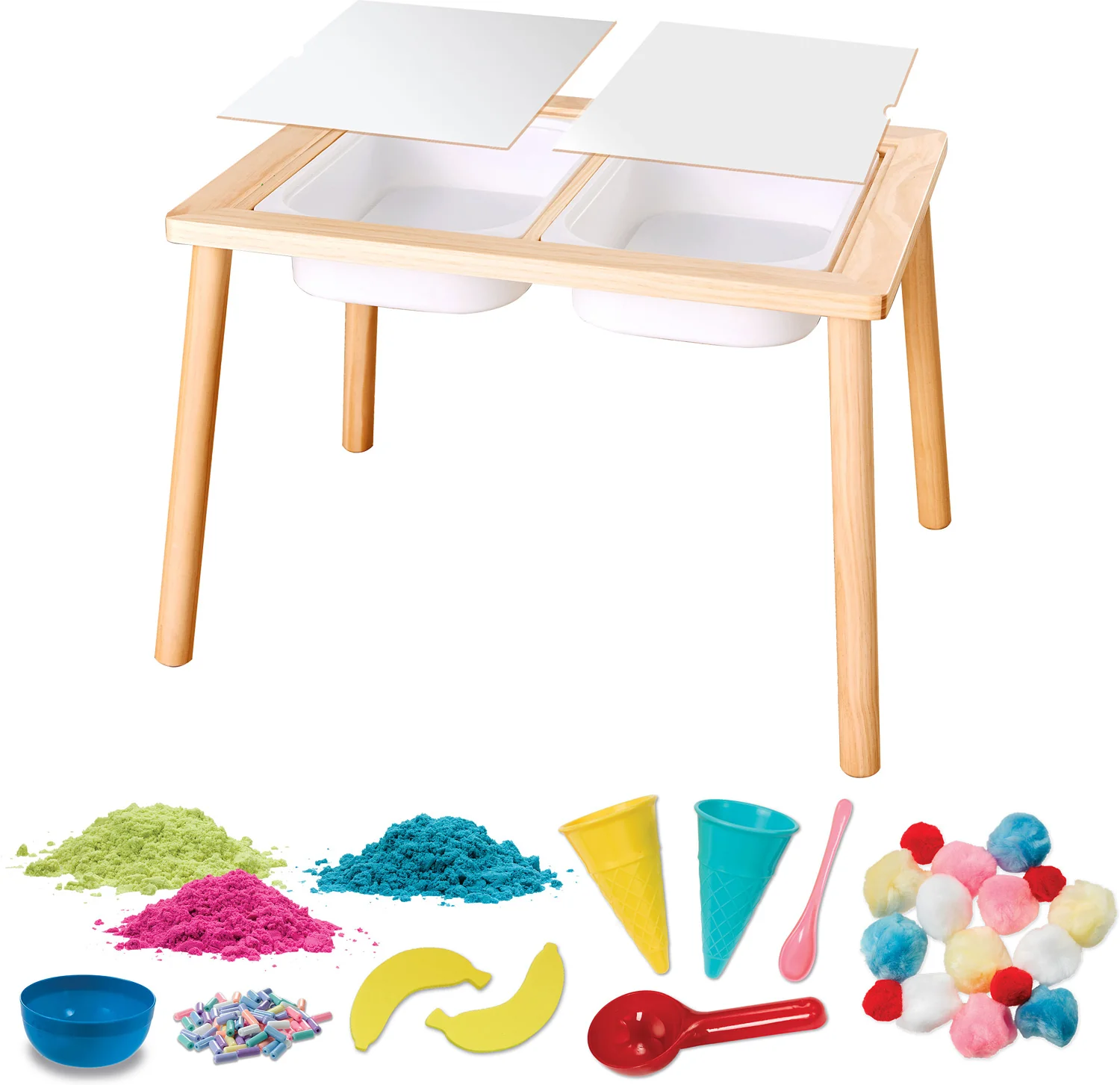 Ice-Cream Sensory Activity Table