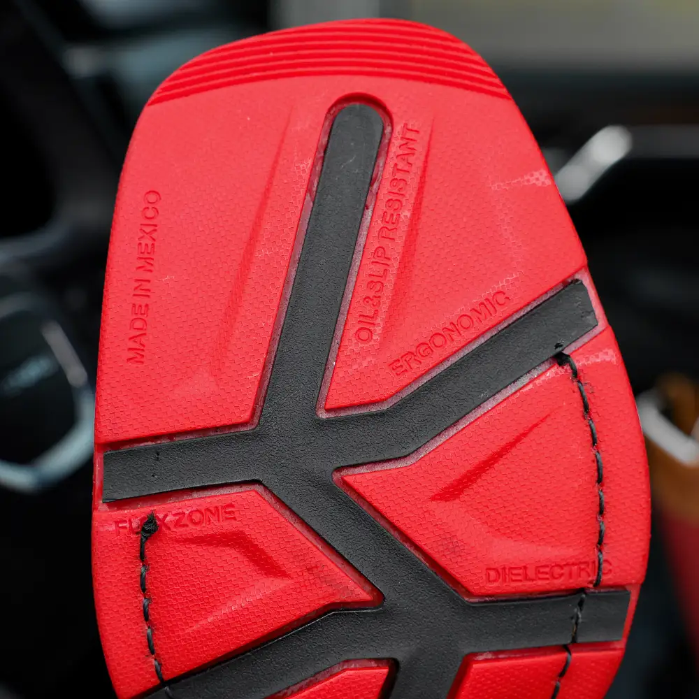 Honey MEXICO Flag Leather Work Boots - Composite Toe