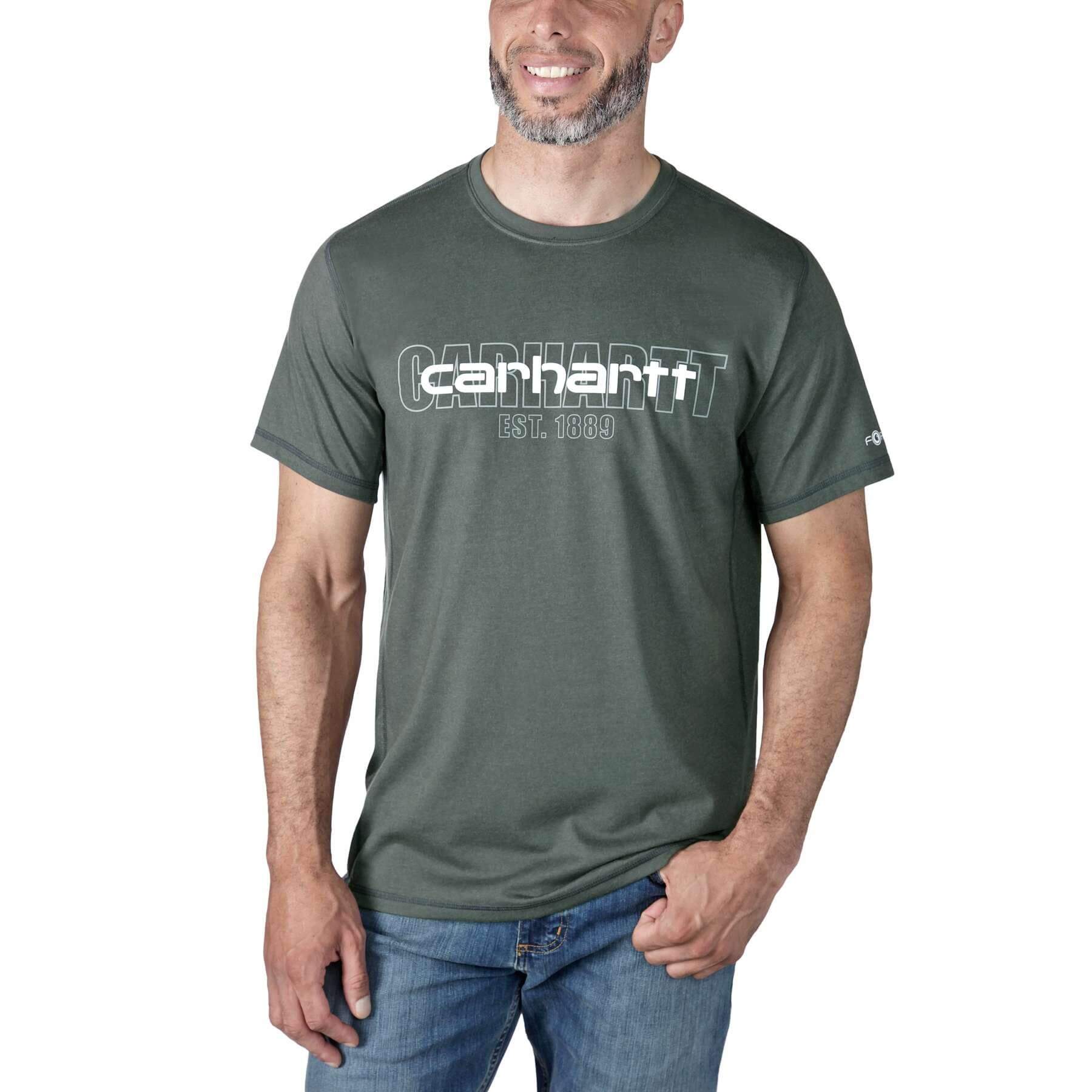 CHT Force Relaxed Fit Midweight Logo Graphic Short-Sleeve T-shirt 106653