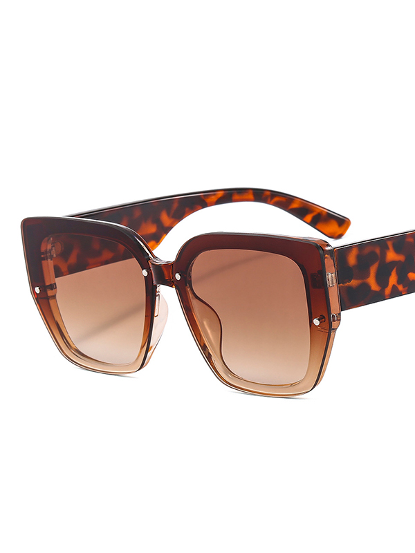 Geometric Sun-Protection Sunglasses Accessories