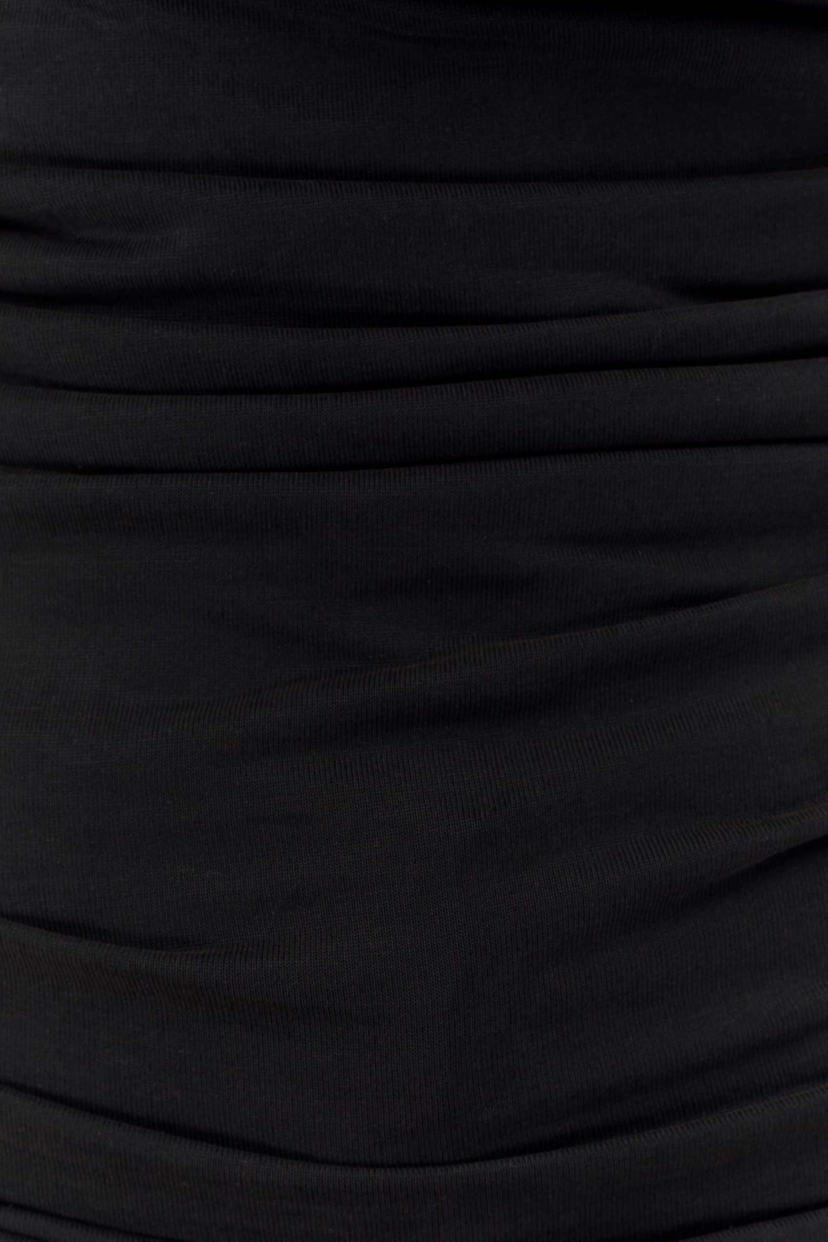 Black Short Sleeve Top