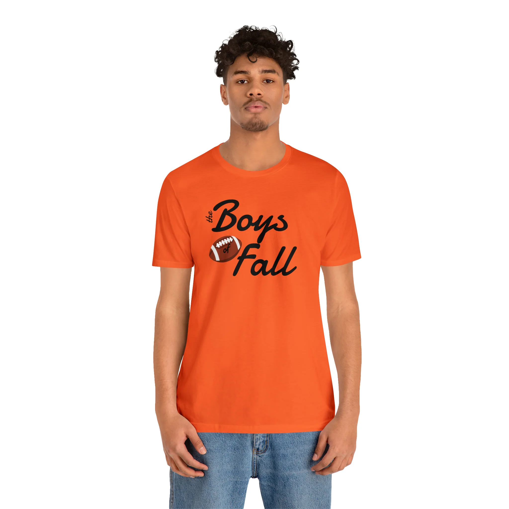 Boys of Fall Football Patch Unisex Softstyle T-Shirt