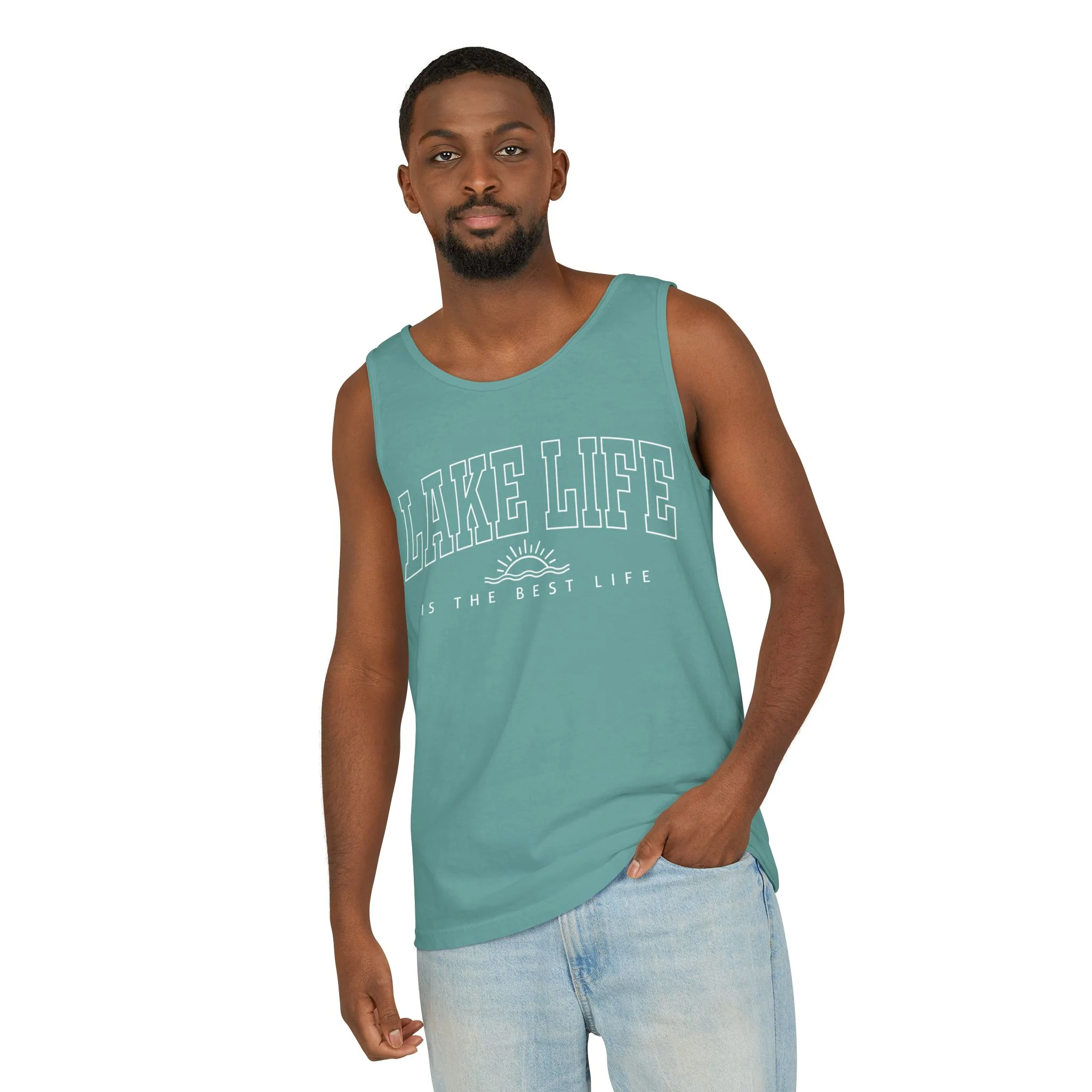 Lake Life Garment-Dyed Tank Top