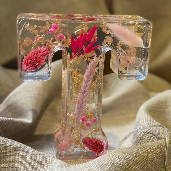 Handmade Floral Night Light From A to Z