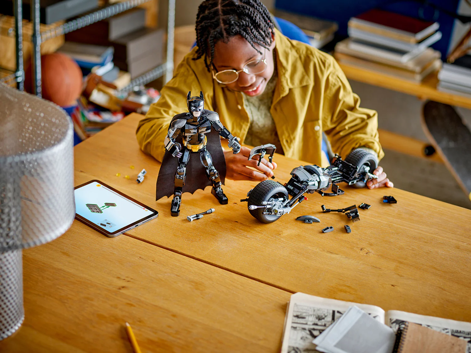 Construction Figure And The Bat