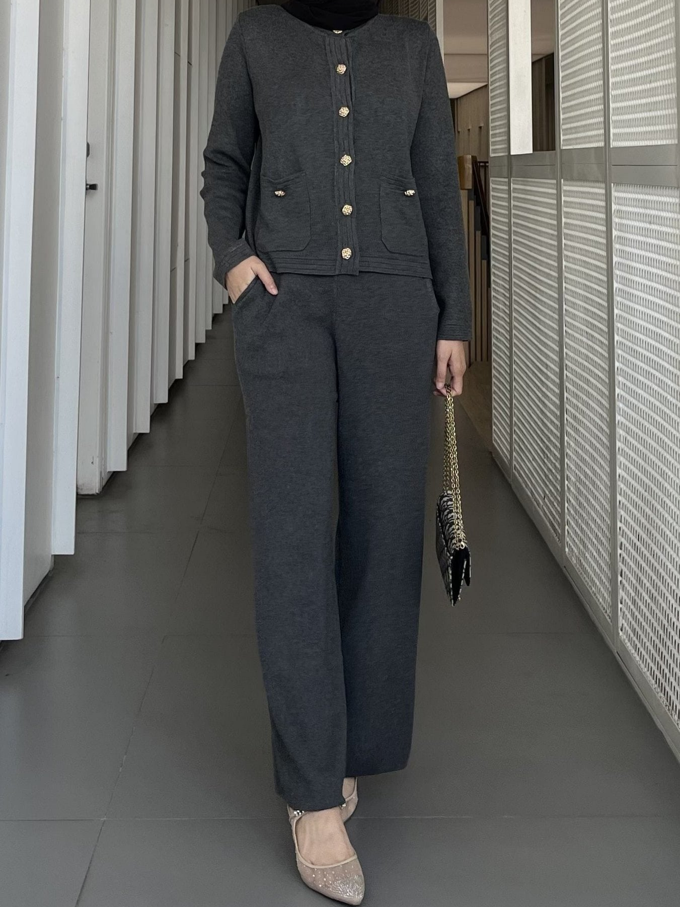 Chic Knit Co-ord Set – Elegance & Effortless Sophistication