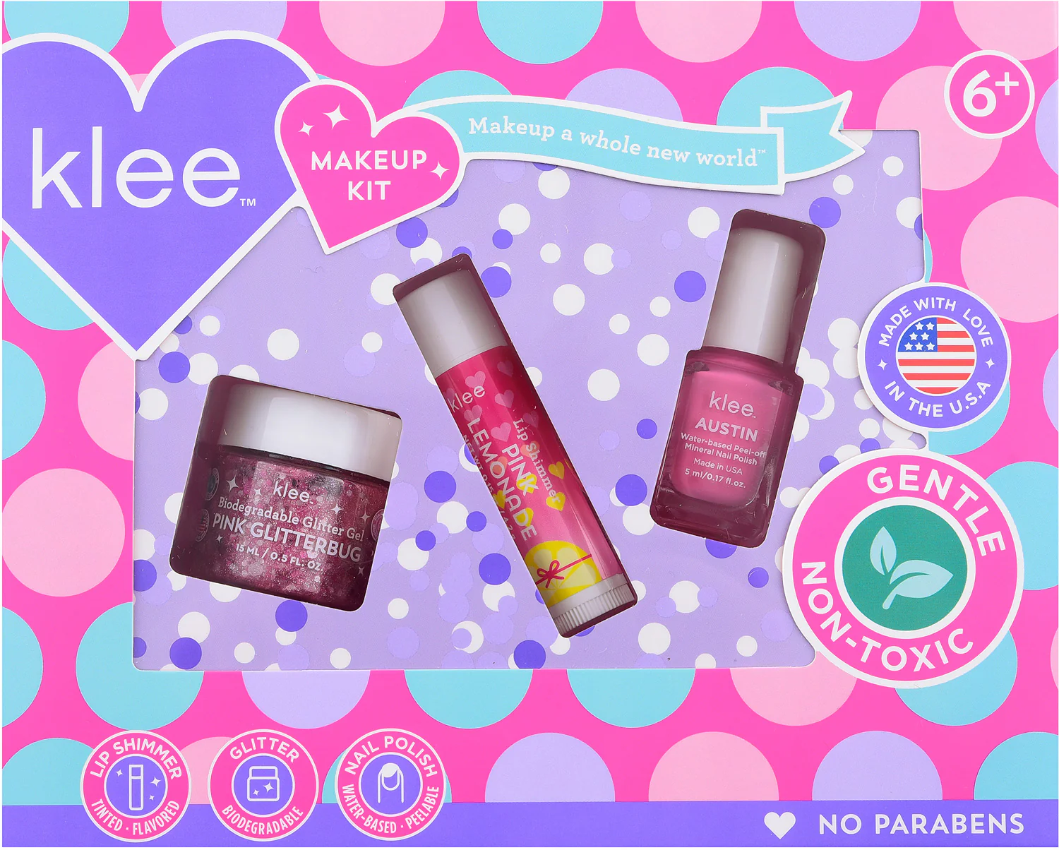 Pink Sugar Swirls Pretend Makeup Set